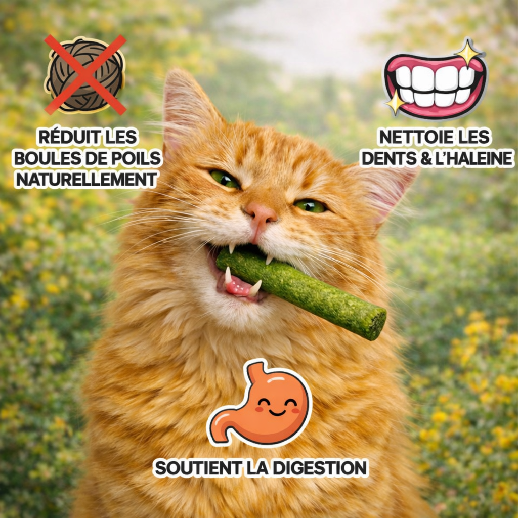 Stick'Herbe® — sticks à l'herbe à chat