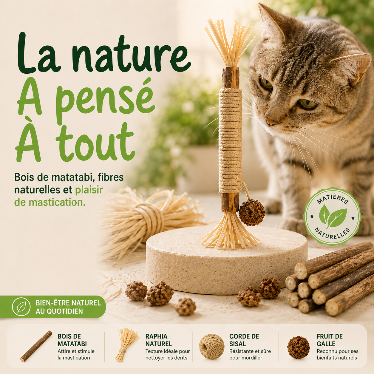 Stick'Matatabi® — Bâtonnets à mâcher pour chat · Silvervine & sisal